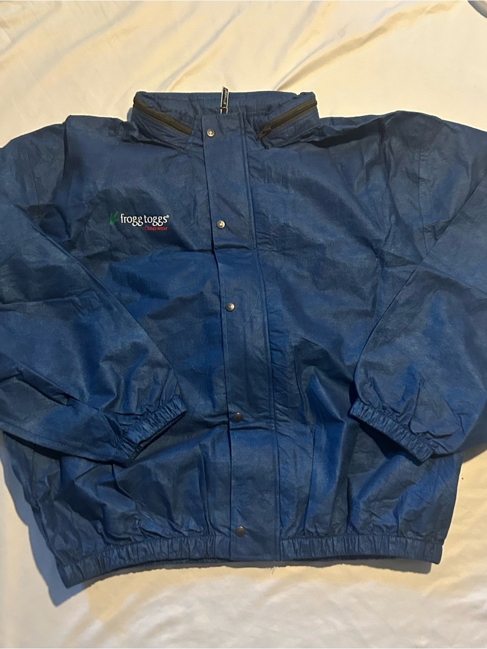 Frogg Toggs Men's Blue Waterproof Rain Jacket XL